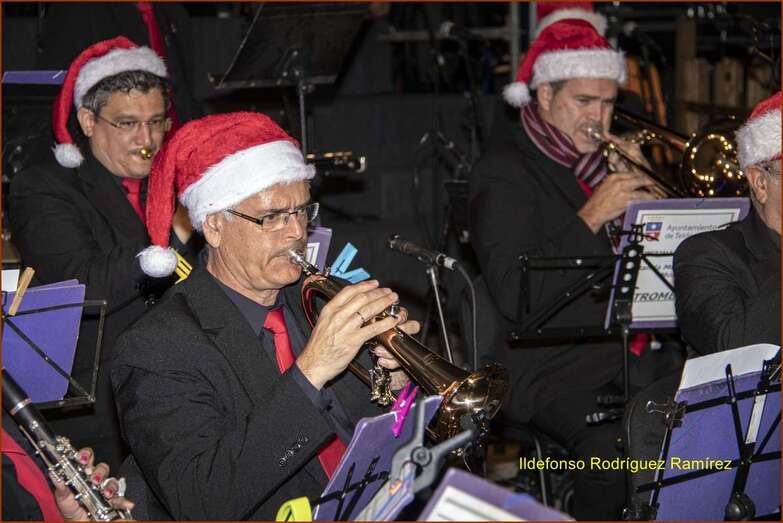 Miembro de la Banda Municipal de Telde (Foto Ildefonso Rodríguez)
